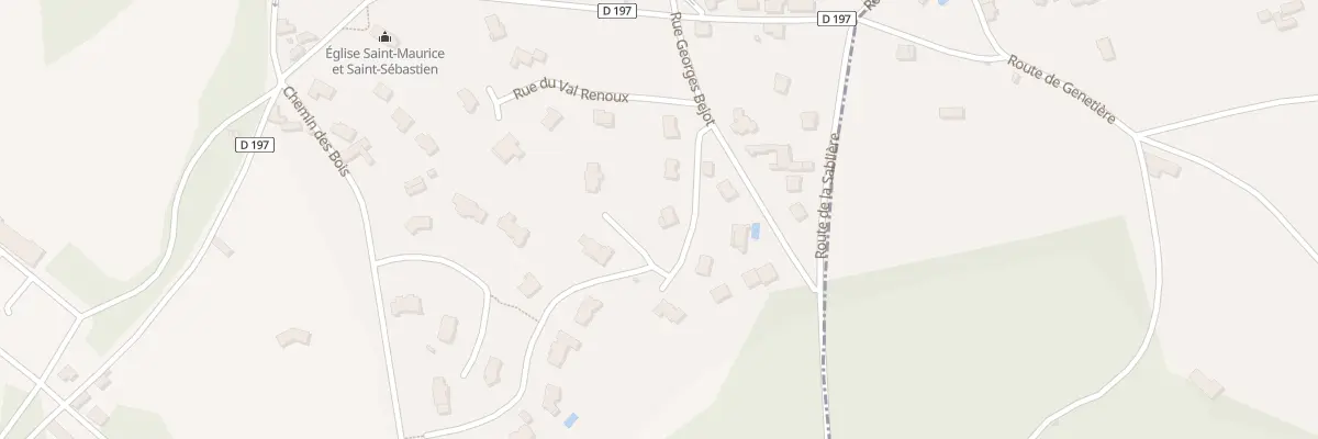 Plan du 6 Rue du Val Renoux à Millemont