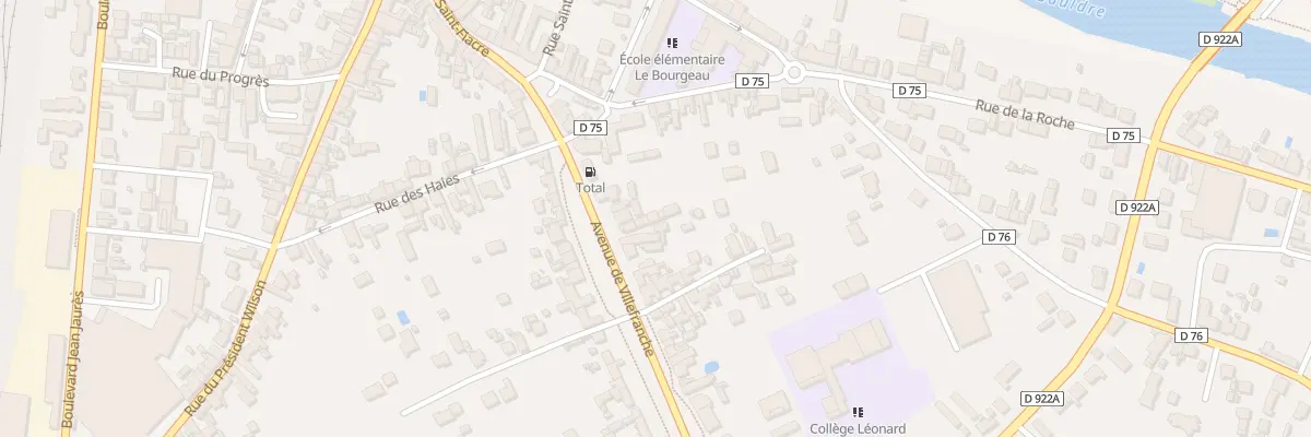 Plan du 20 Av de Villefranche à Romorantin-Lanthenay