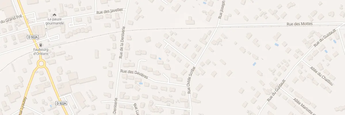 Plan du 38B Rue Ovide Scribe à Romorantin-Lanthenay