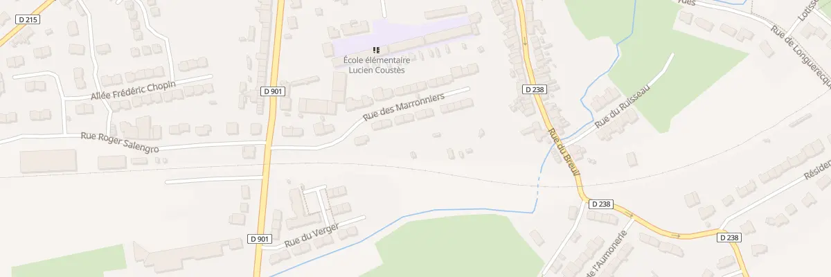 Plan du 148 Rue des Marronniers à Samer