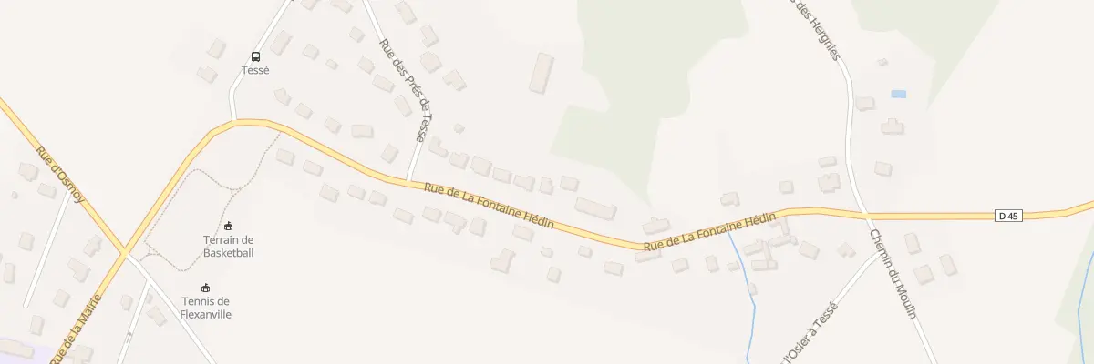 Plan du 21 Rue de la Fontaine Hédin à Flexanville