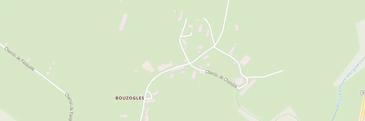 Plan du 26 Rte de Bouzogles à Bourganeuf