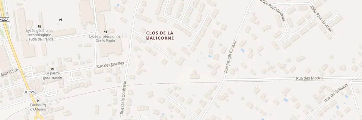 Plan du 49T Rue de la Deniserie à Romorantin-Lanthenay