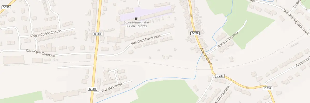 Plan du 170 Rue des Marronniers à Samer