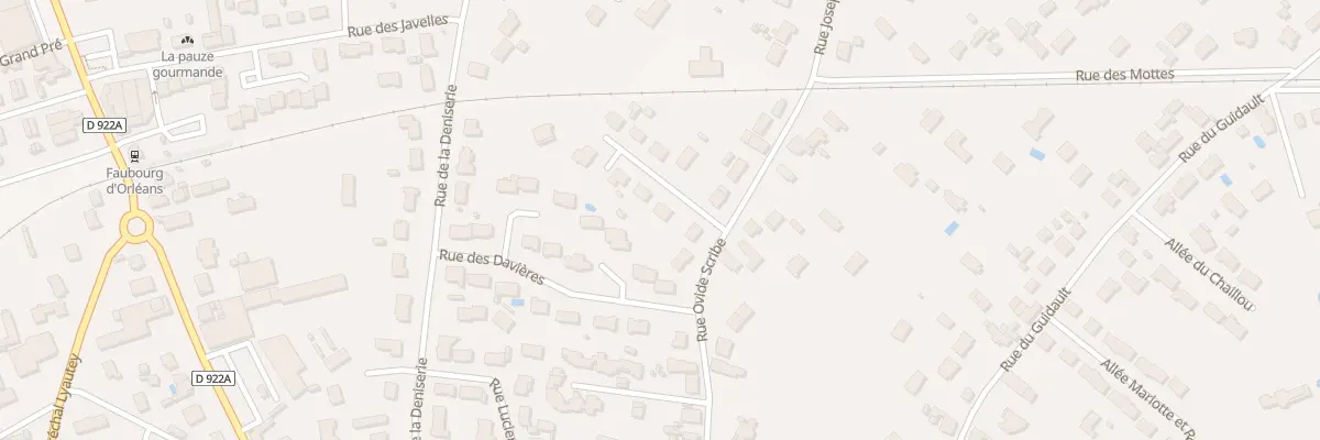 Plan du 38A Rue Ovide Scribe à Romorantin-Lanthenay