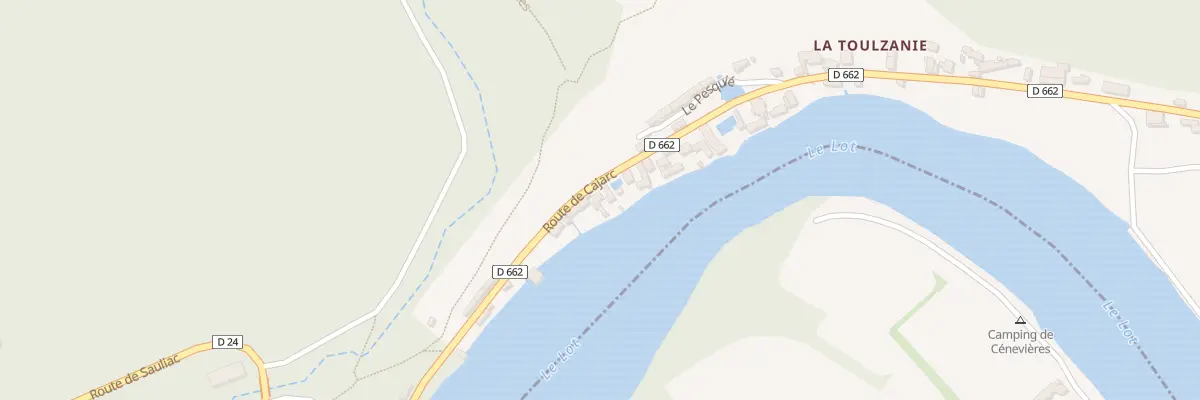 Plan du 5121 Latoulzanie à Saint-Martin-Labouval