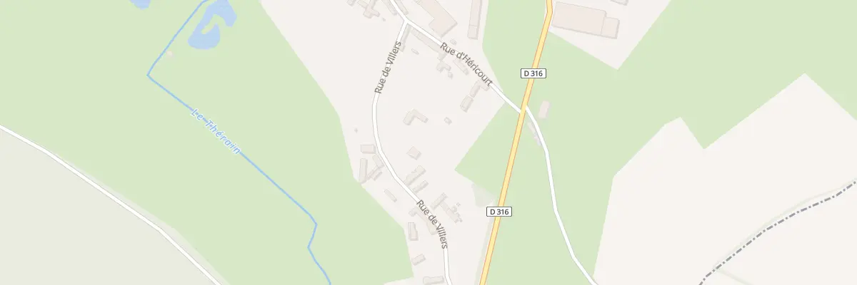 Plan du 1B Rue de Villers à Saint-Samson-la-Poterie