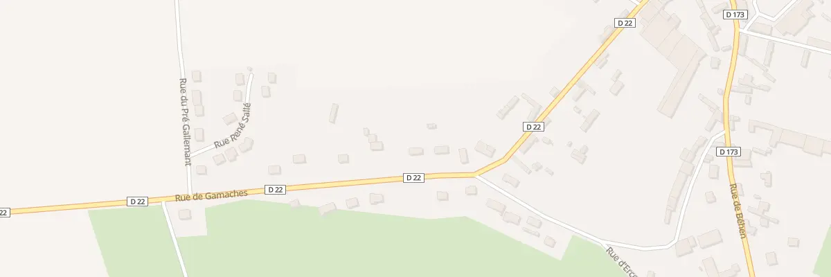 Plan du 18 Rue de Gamaches à Moyenneville