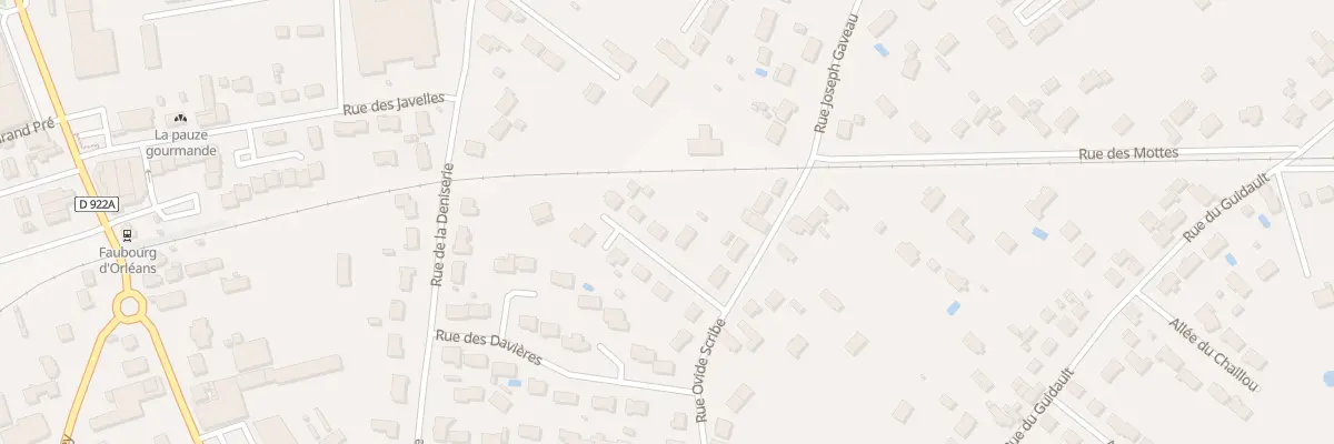 Plan du 40B Rue Ovide Scribe à Romorantin-Lanthenay
