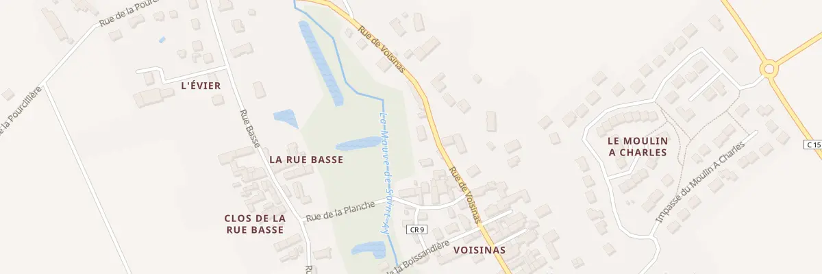 Plan du 107 Rue de Voisinas à Saint-Ay