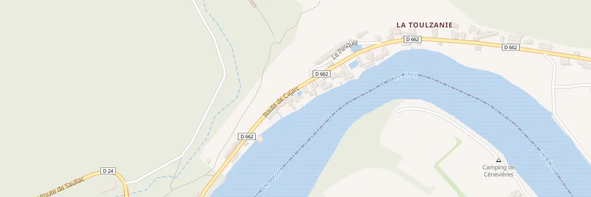 Plan du 5120 Latoulzanie à Saint-Martin-Labouval