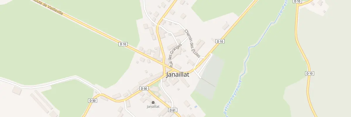 Plan du 1 Rue des Granges à Janaillat