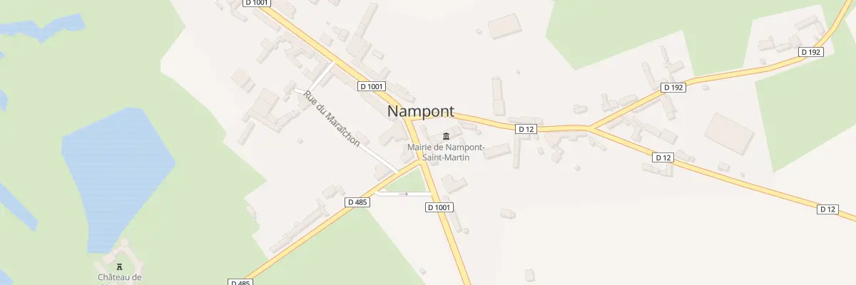 Plan du 18 Rte Nationale à Nampont