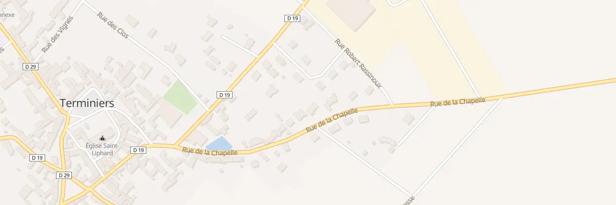 Plan du 15 Rue de la Chapelle à Terminiers