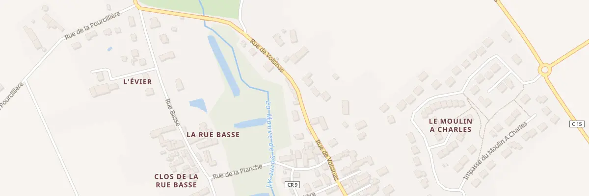 Plan du 109 Rue de Voisinas à Saint-Ay