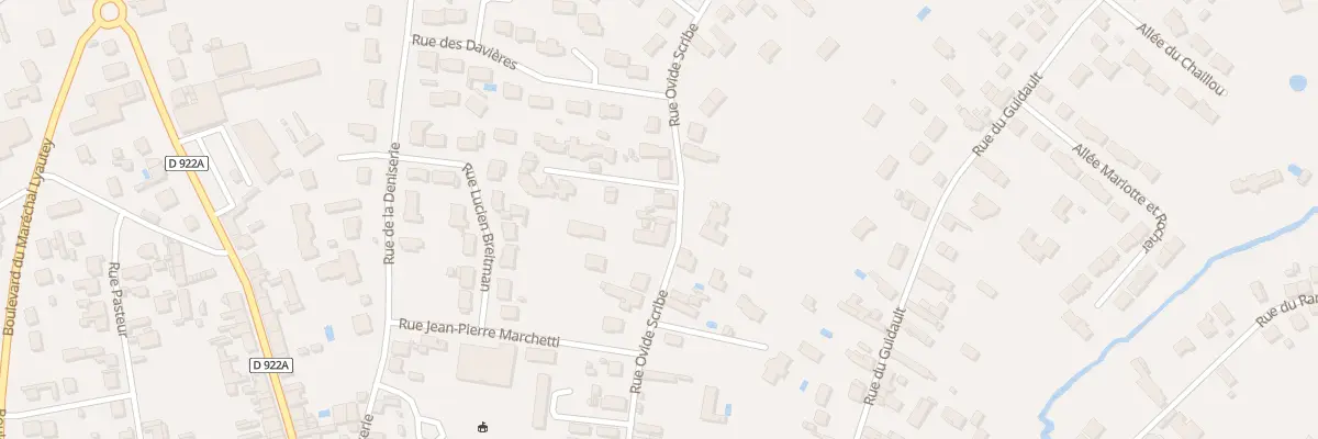 Plan du 22 Rue Ovide Scribe à Romorantin-Lanthenay