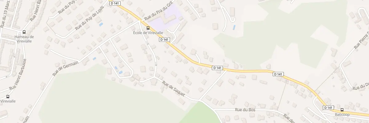Plan du 37 Rue de Chameyrat à Tulle