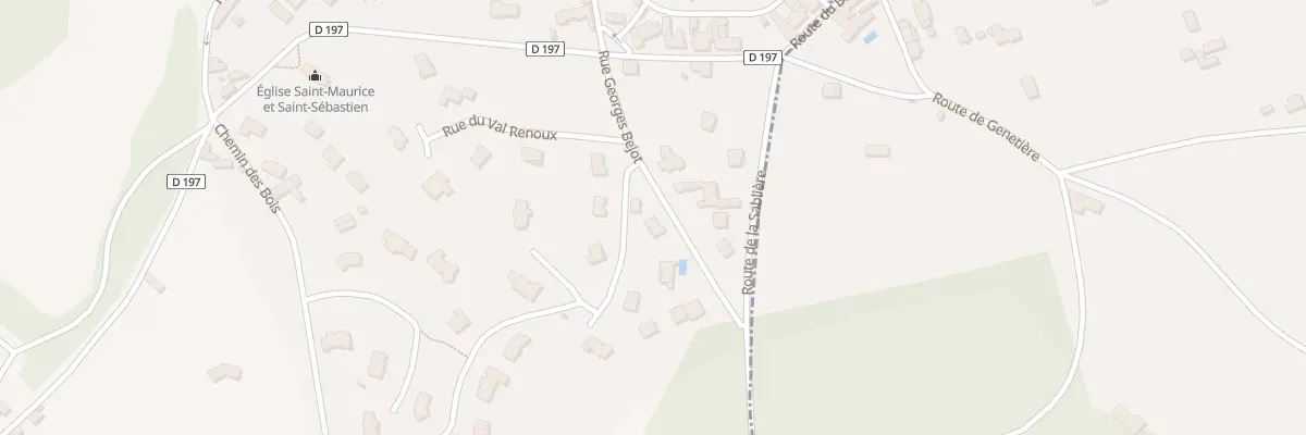 Plan du 1 Rue du Val Renoux à Millemont