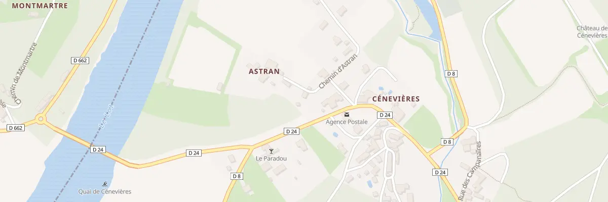 Plan du 44 Astran à Cénevières