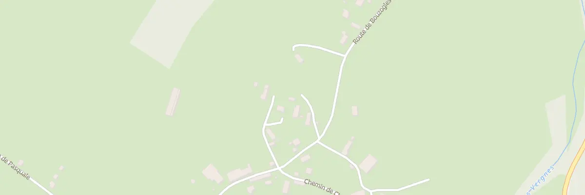 Plan du 20 Rte de Bouzogles à Bourganeuf