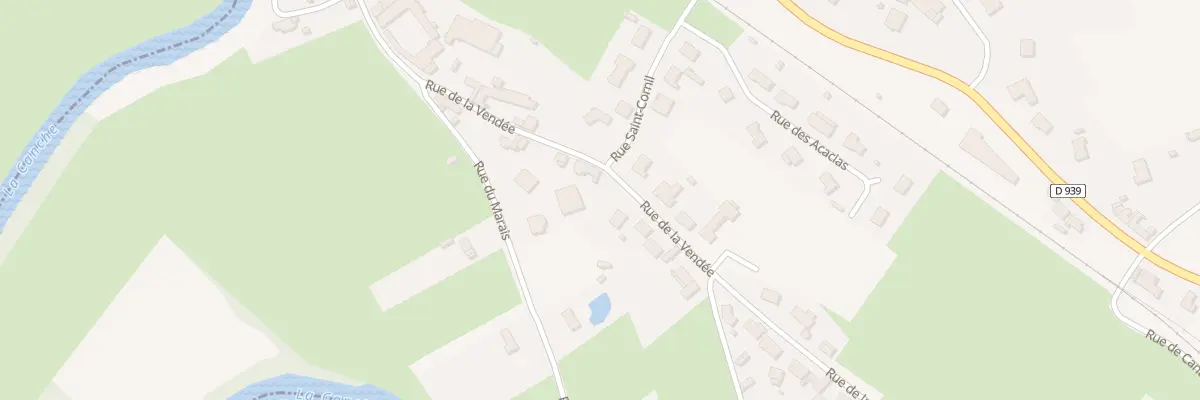 Plan du 24 Rue de la Vendée à Attin