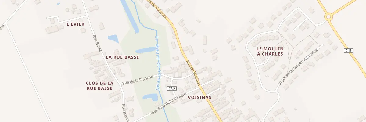 Plan du 105B Rue de Voisinas à Saint-Ay