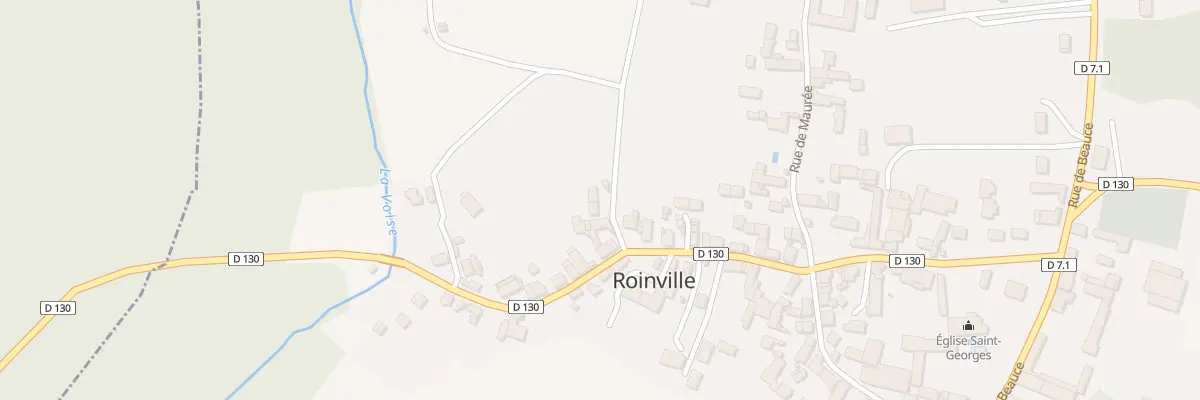 Plan du 5 Pas de la Renarde à Roinville