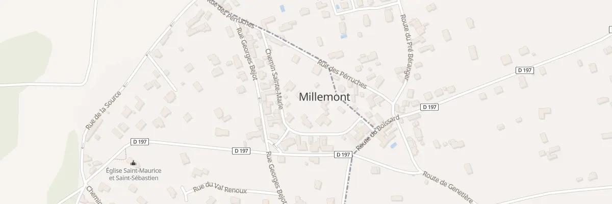 Plan du 6 Che Sainte Marie à Millemont
