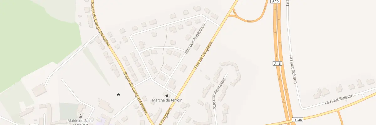 Plan du 8 Rue des Aubépines à Saint-Inglevert