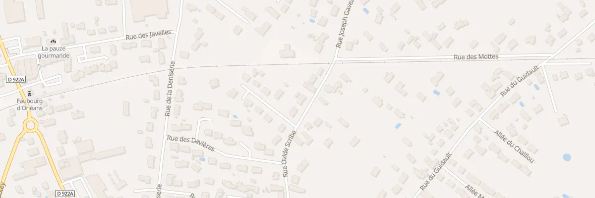 Plan du 42 Rue Ovide Scribe à Romorantin-Lanthenay