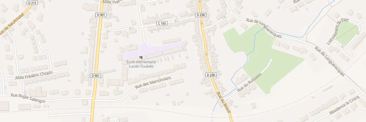 Plan du 231 Rue des Marronniers à Samer