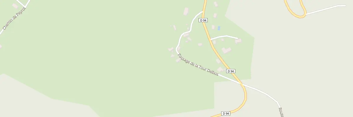 Plan du 199 Pas de la Tour Delbos à Sainte-Fortunade