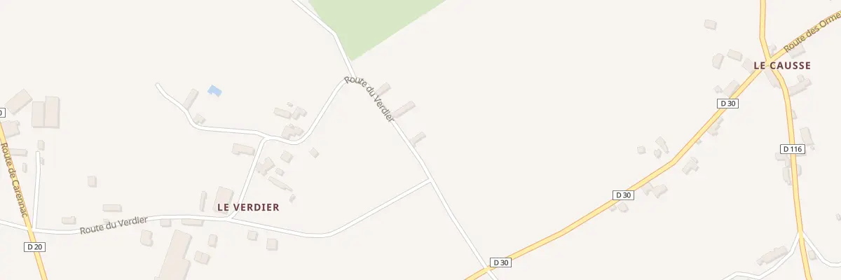 Plan du 611 Rte du Verdier à Bétaille