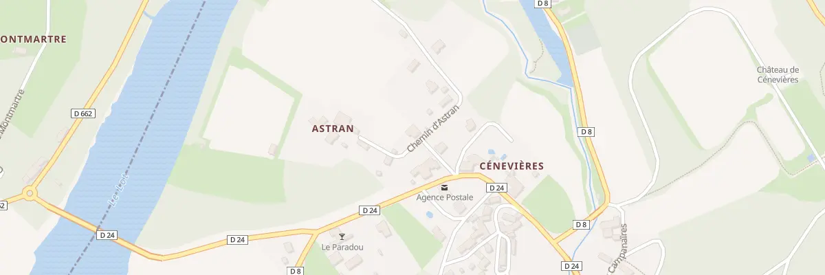 Plan du 42 Astran à Cénevières