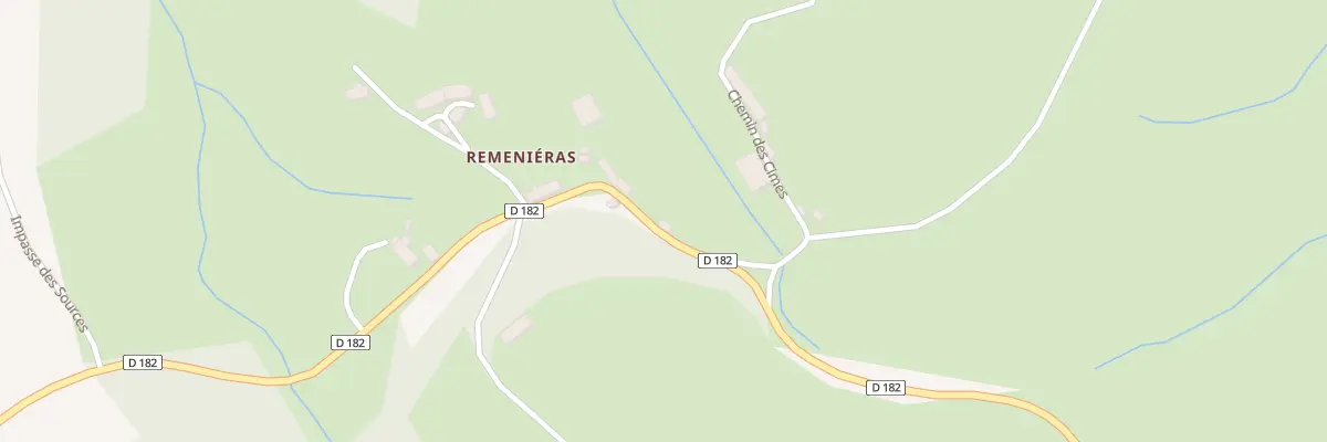 Plan du 5043 Reminieras à Chamberet