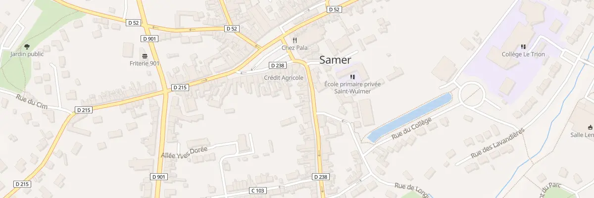 Plan du 44 Rue du Breuil à Samer