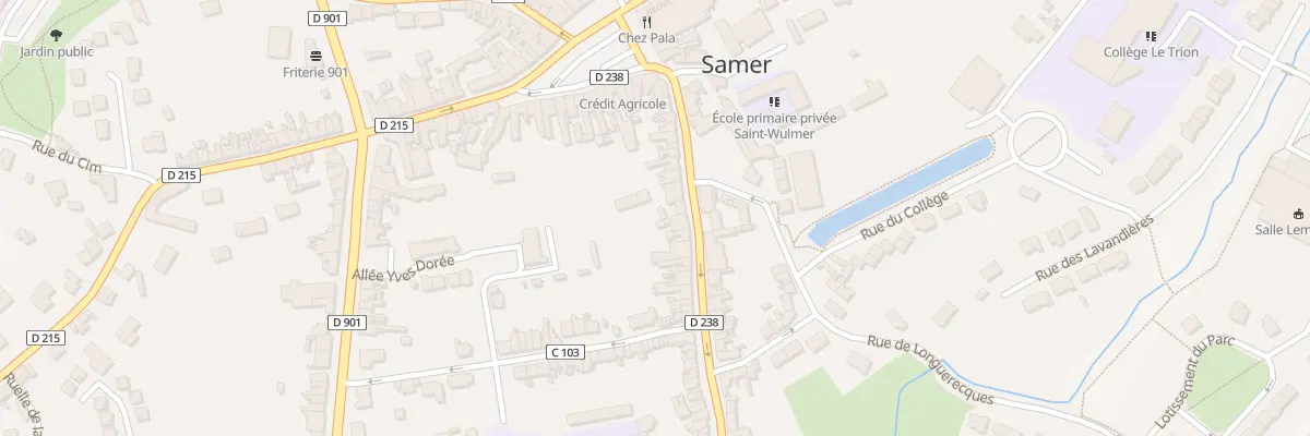 Plan du 96 Rue du Breuil à Samer