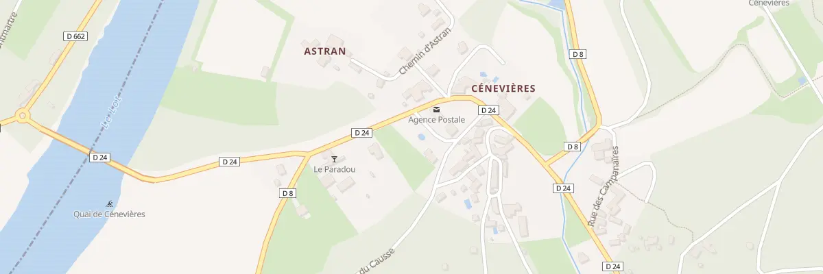 Plan du 5342F Laparro à Cénevières