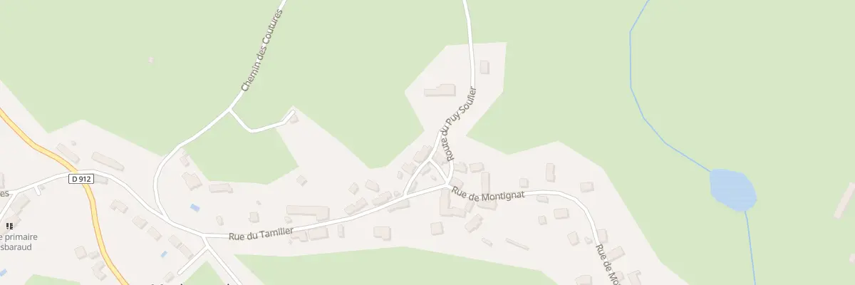 Plan du 5 Che du Lavoir à Saint-Dizier-Masbaraud