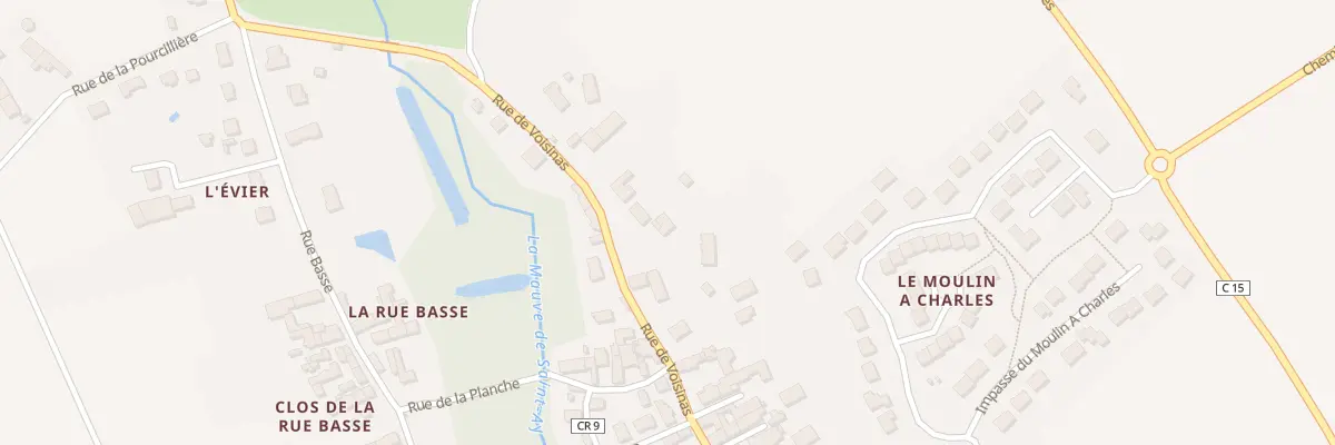 Plan du 90B Rue de Voisinas à Saint-Ay