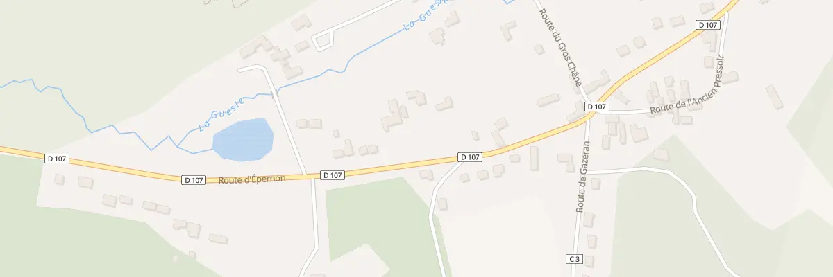 Plan du 42B Rte d’Epernon à Poigny-la-Forêt