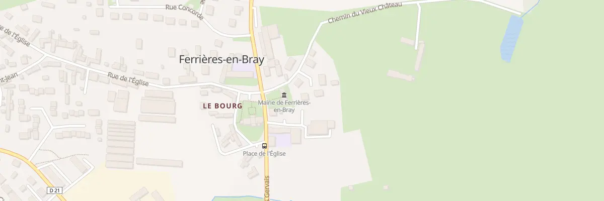 Plan du 4 Rue du Vieux Château à Ferrières-en-Bray