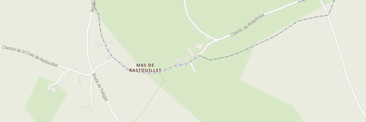 Plan du 5053F Che de Roquecave à Cénevières