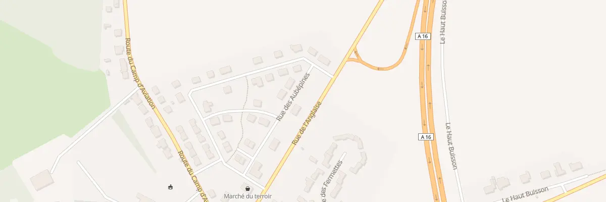 Plan du 14 Rue des Aubépines à Saint-Inglevert