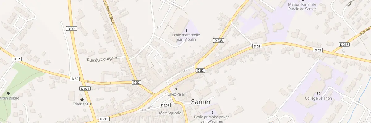 Plan du 43 Rue de Questrecques à Samer