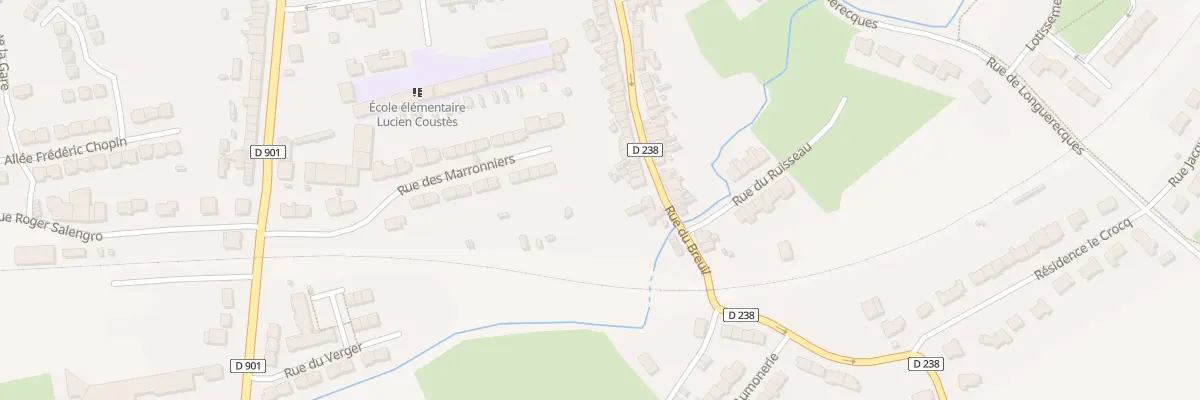 Plan du 346 Rue du Breuil à Samer