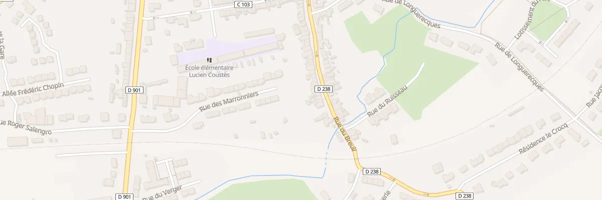 Plan du 328 Rue du Breuil à Samer