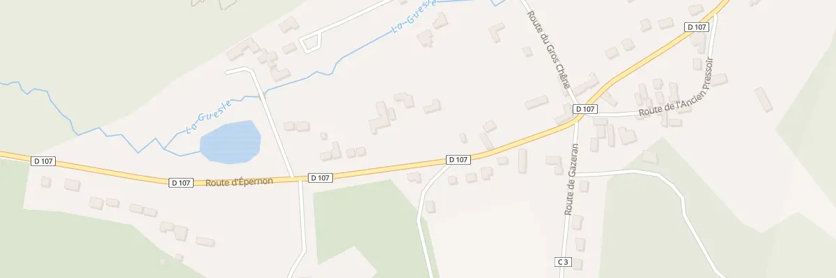 Plan du 42 Rte d’Epernon à Poigny-la-Forêt