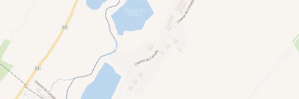Plan du 40 Che du Canada à Quincampoix-Fleuzy