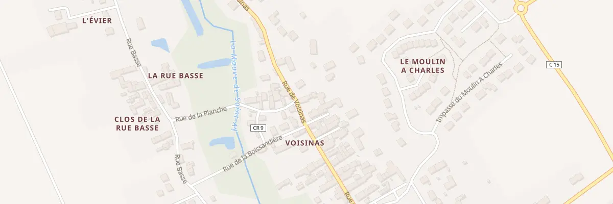 Plan du 88 Rue de Voisinas à Saint-Ay